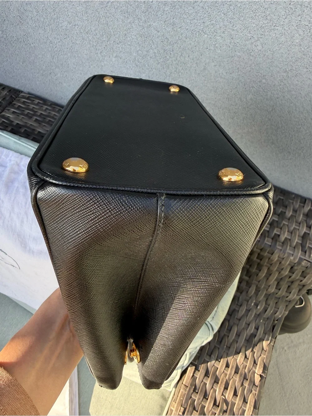 Prada Galleria medium Saffiano leather bag authentic